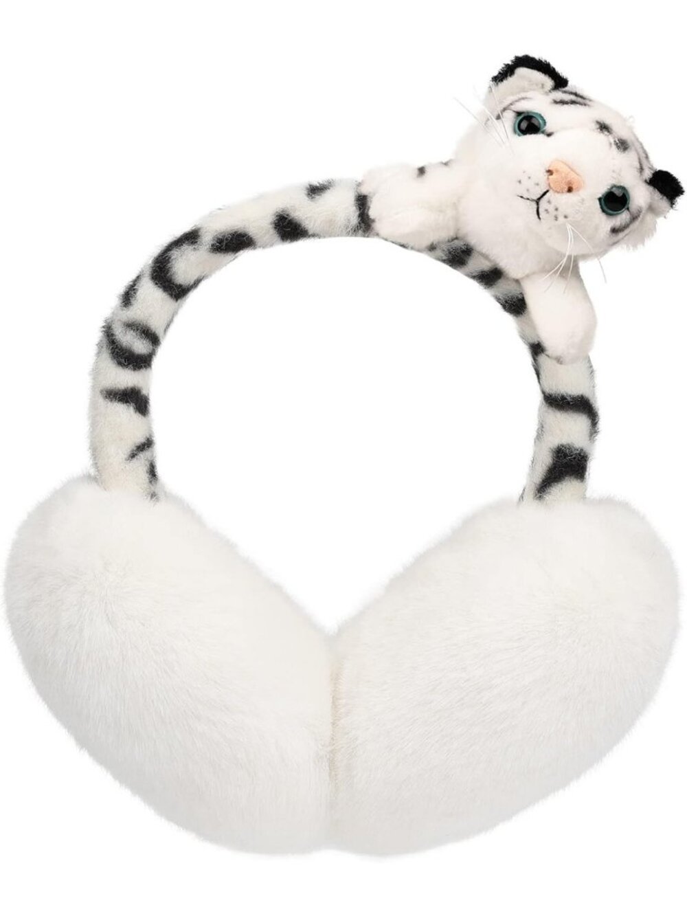 Cozy Faux Fur Animal Earmuffs for Winter | Warm Ear Covers & Headband - Picture 1 of 7